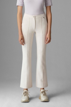 BOGNER April Tracksuit Pants Off-white melange | OI8125396