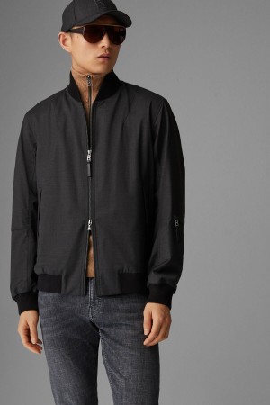 BOGNER Jonas Blouson Jacket Anthracite | FL2341095