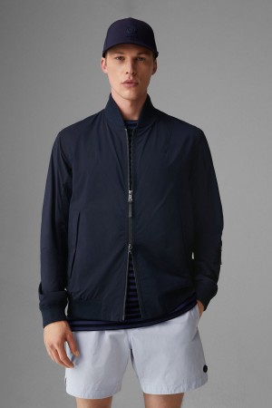 BOGNER Jonas Blouson Jacket Navy Blau | DX8795341