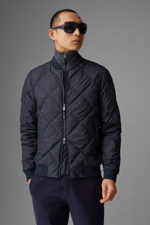 BOGNER Ronald Down Jacket Navy Blau | XB8620347