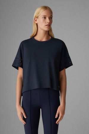 BOGNER Runa T-shirt Navy Blau | WE3569407