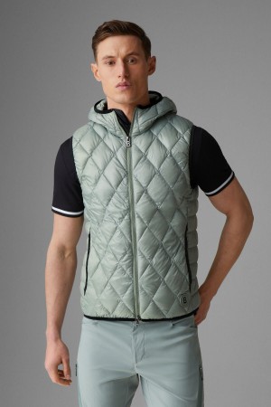 BOGNER Sport Ares Laufschuhe Down Waistcoat Grün | TF4820971