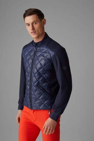 BOGNER Sport Jannis Hybrid Jacket Navy Blau | DT3957018