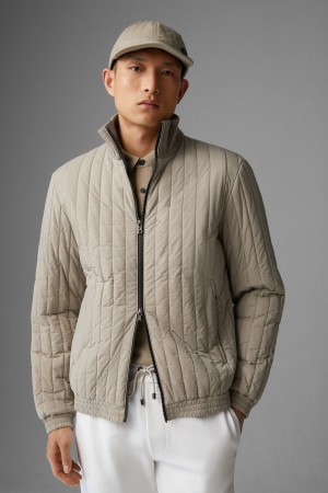 BOGNER Tommy Gesteppt Jacket Beige | LR1560874