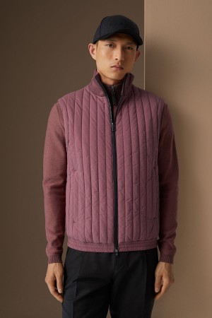 BOGNER Tony Gesteppt Waistcoat Rot | JD4972083