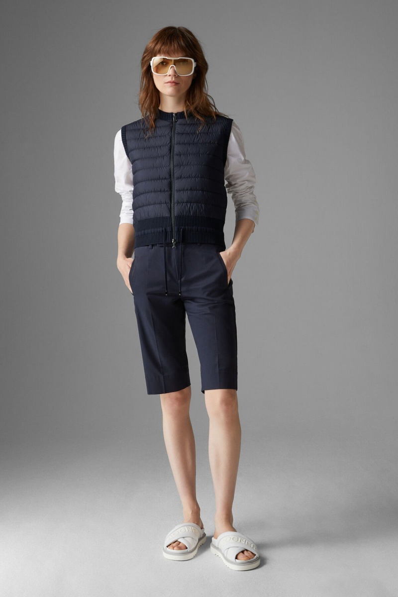 BOGNER Allisa Down Gestrickt Gilet Navy Blau | HN2907635