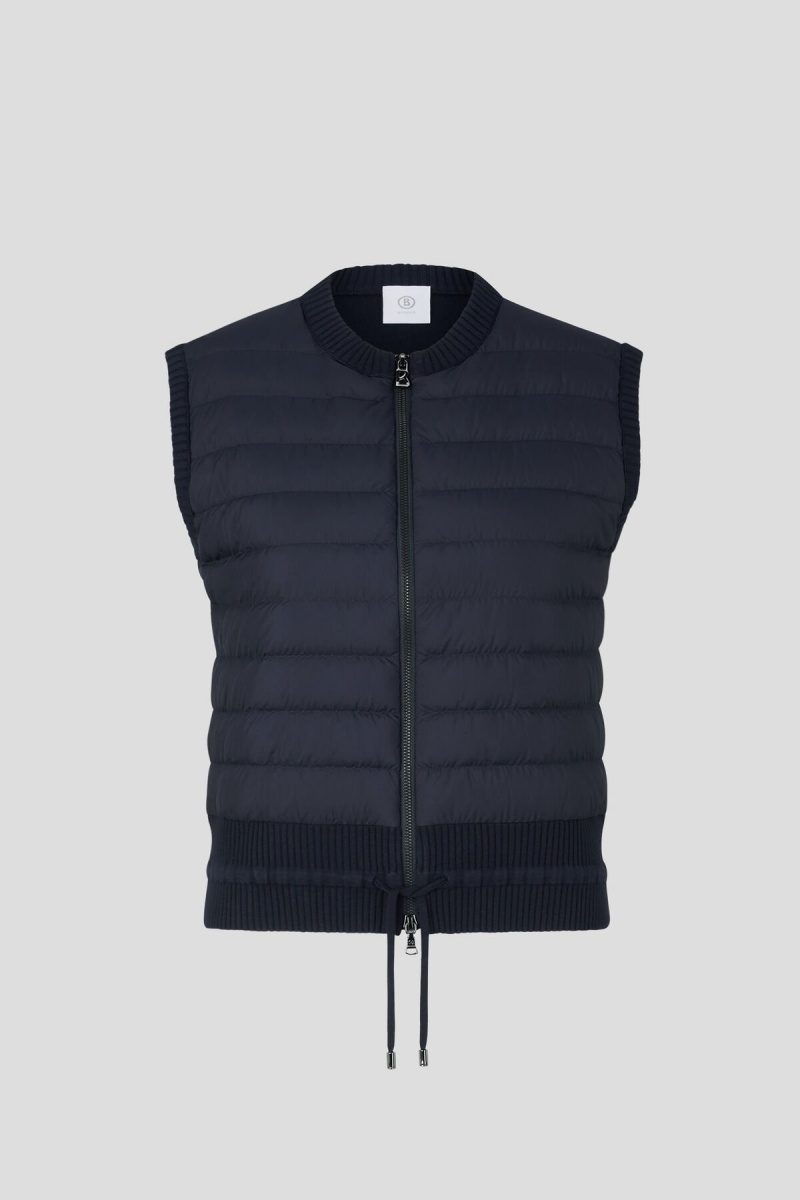 BOGNER Allisa Down Gestrickt Gilet Navy Blau | HN2907635