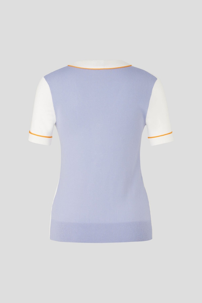 BOGNER Amber Gestrickt Top Off-white / Lilac | ML3096154