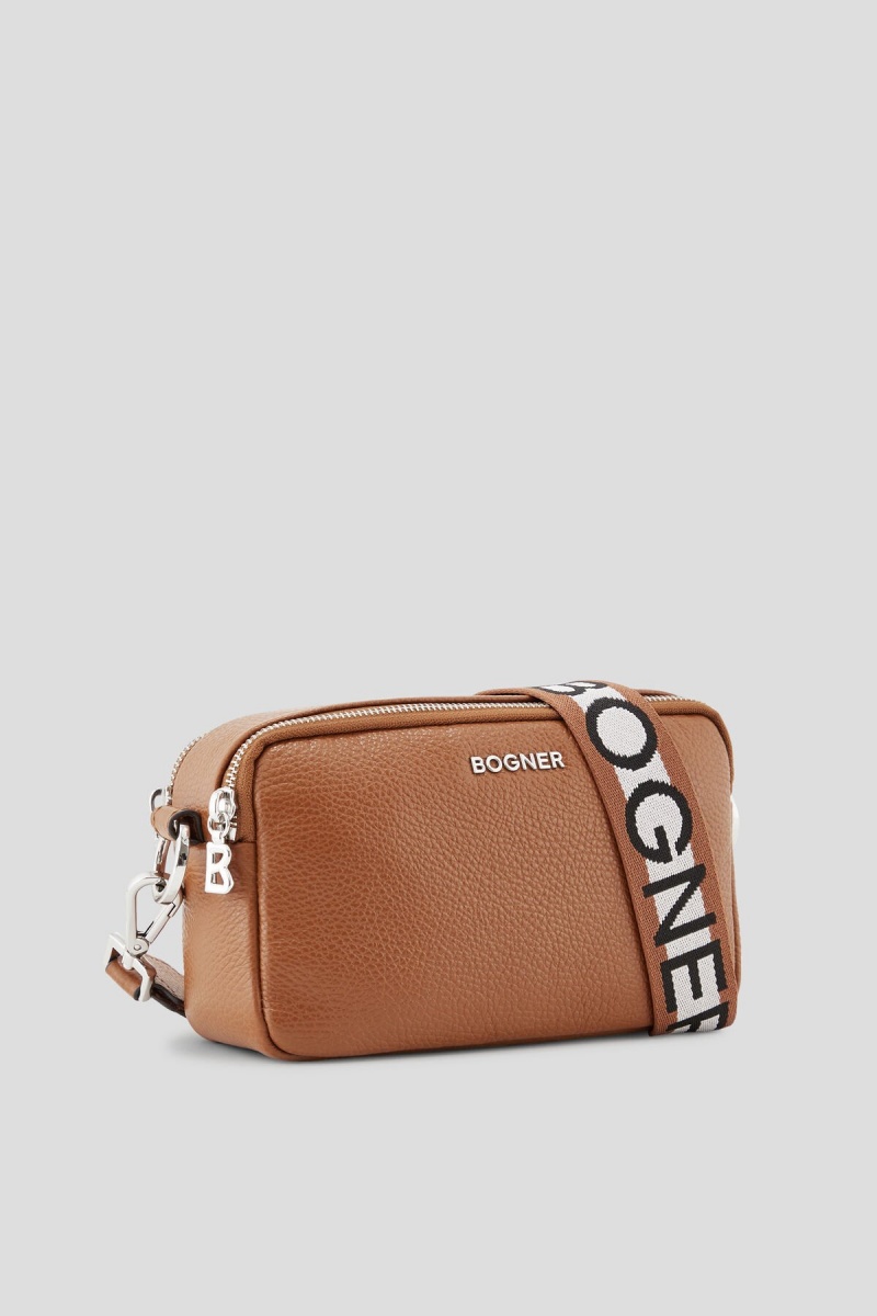 BOGNER Andermatt Avy Crossbody Bag Mocha | EF6491308