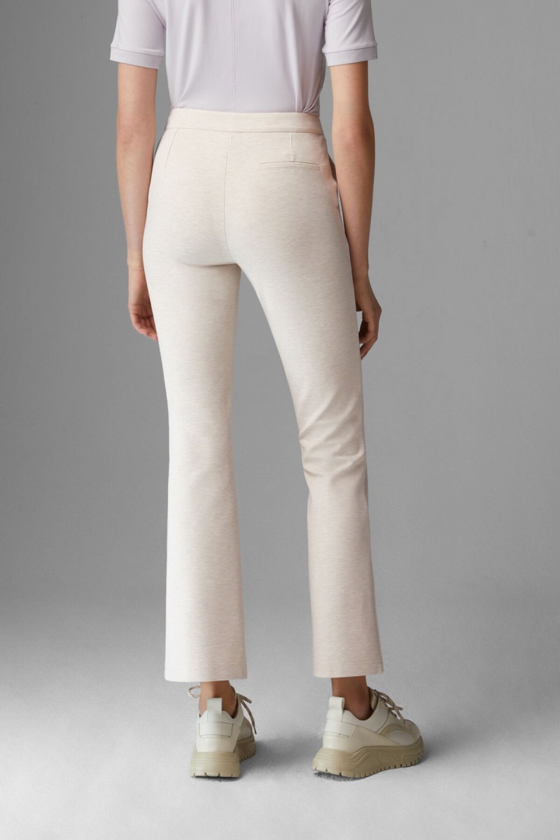 BOGNER April Tracksuit Pants Off-white melange | OI8125396