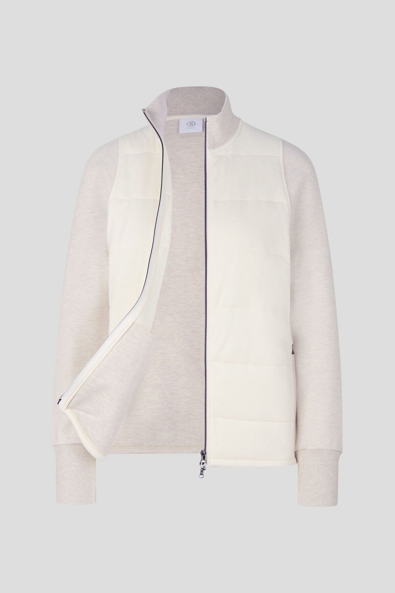 BOGNER Aurora Hybrid Jacket Sand melange | ZR0765821