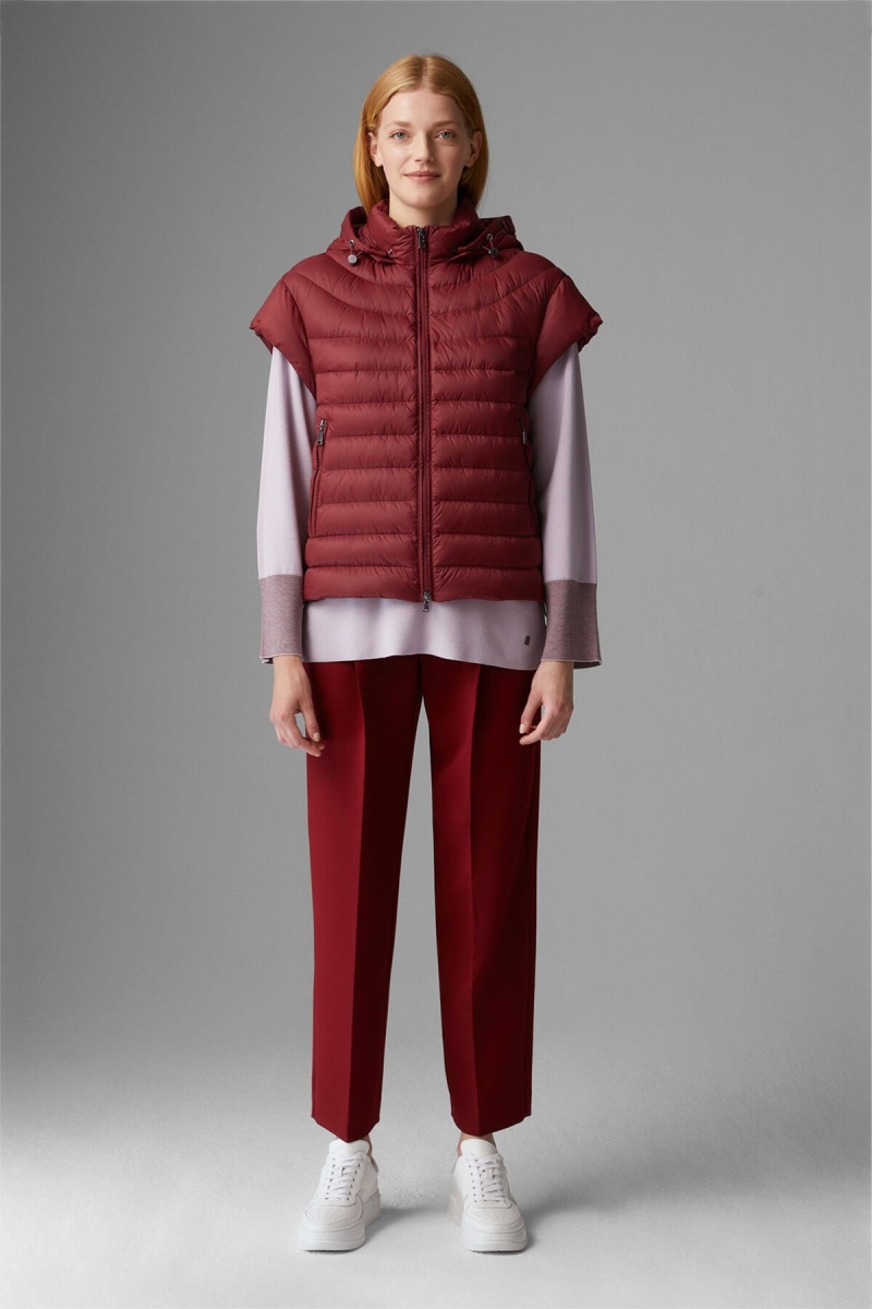 BOGNER Betty Laufschuhe Down Gilet Bordeaux | KC0184953
