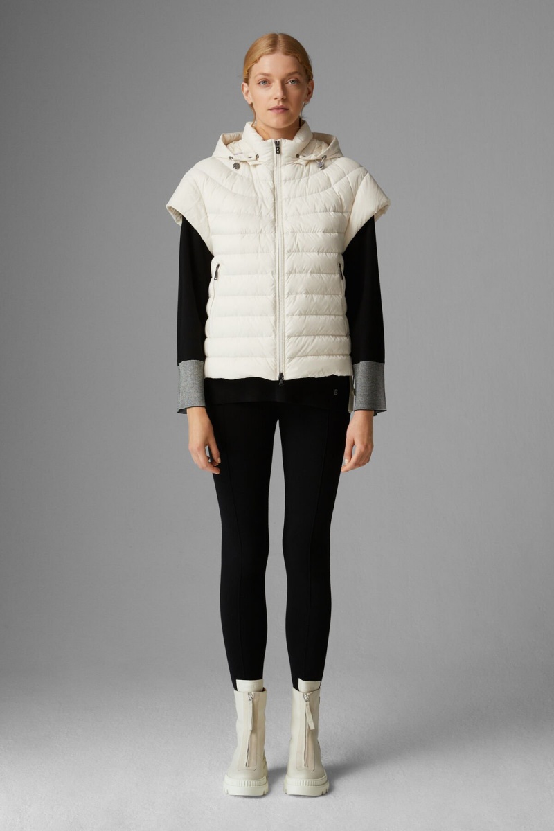 BOGNER Betty Laufschuhe Down Gilet Off-white | VZ4612938