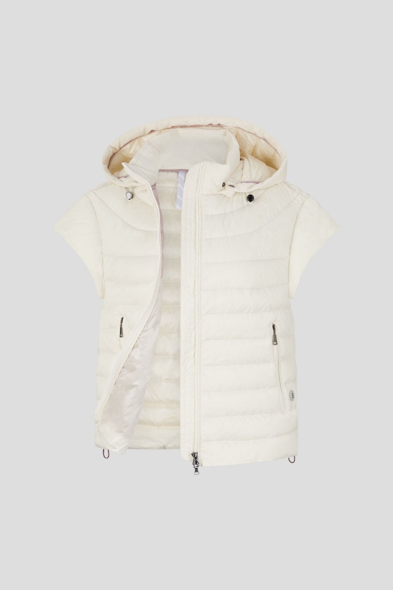 BOGNER Betty Laufschuhe Down Gilet Off-white | VZ4612938