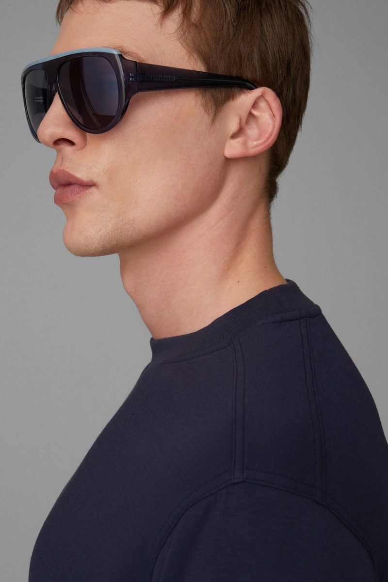 BOGNER Boris Sweatshirt Navy Blau | OE2950863