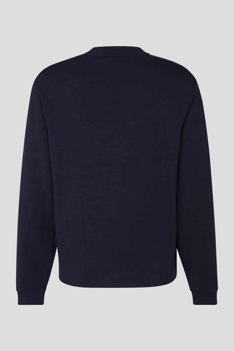 BOGNER Boris Sweatshirt Navy Blau | OE2950863