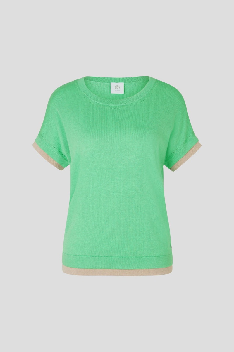 BOGNER Caro Gestrickt Top Grün | DG6948103