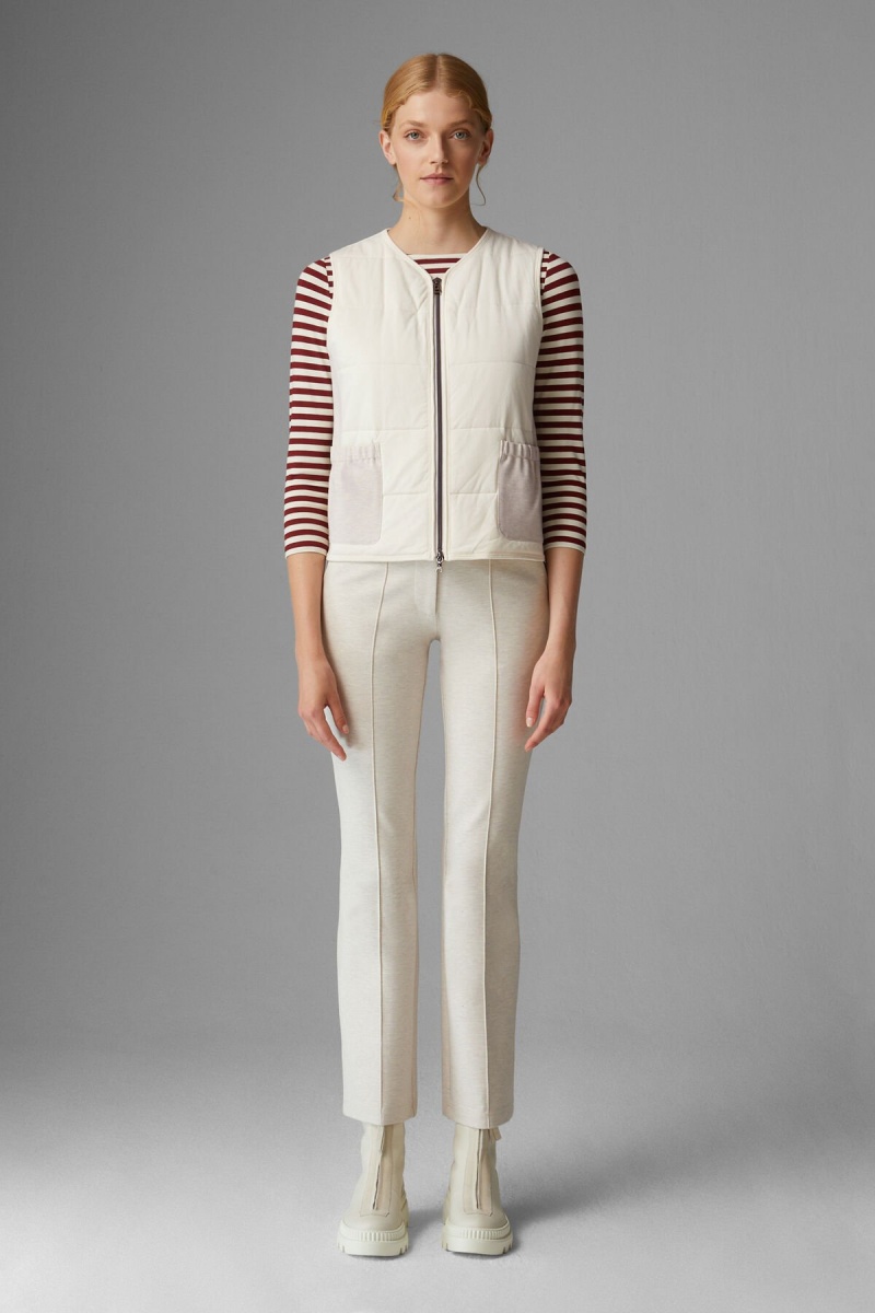 BOGNER Dahlia Gesteppt Gilet Off-white | AJ4752869