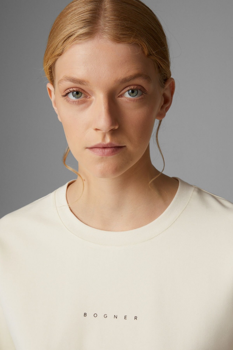 BOGNER Daisy T-shirt Off-white | TN9258034
