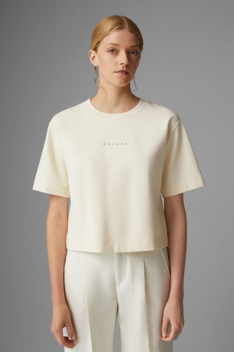 BOGNER Daisy T-shirt Off-white | TN9258034