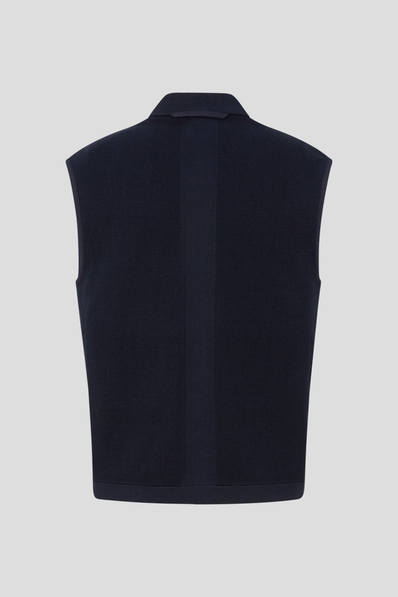 BOGNER Fillis Waistcoat Navy Blau | FO5130742