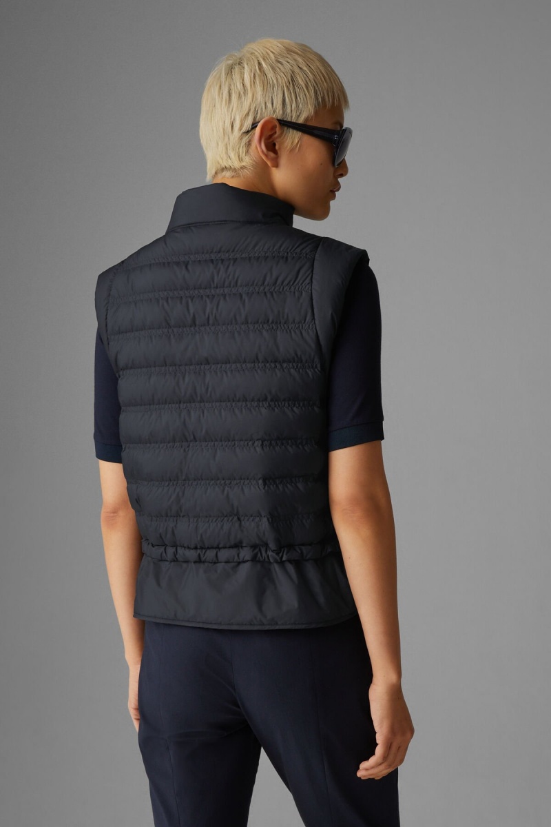 BOGNER Florin Laufschuhe Down Waistcoat Navy Blau | LM7486539