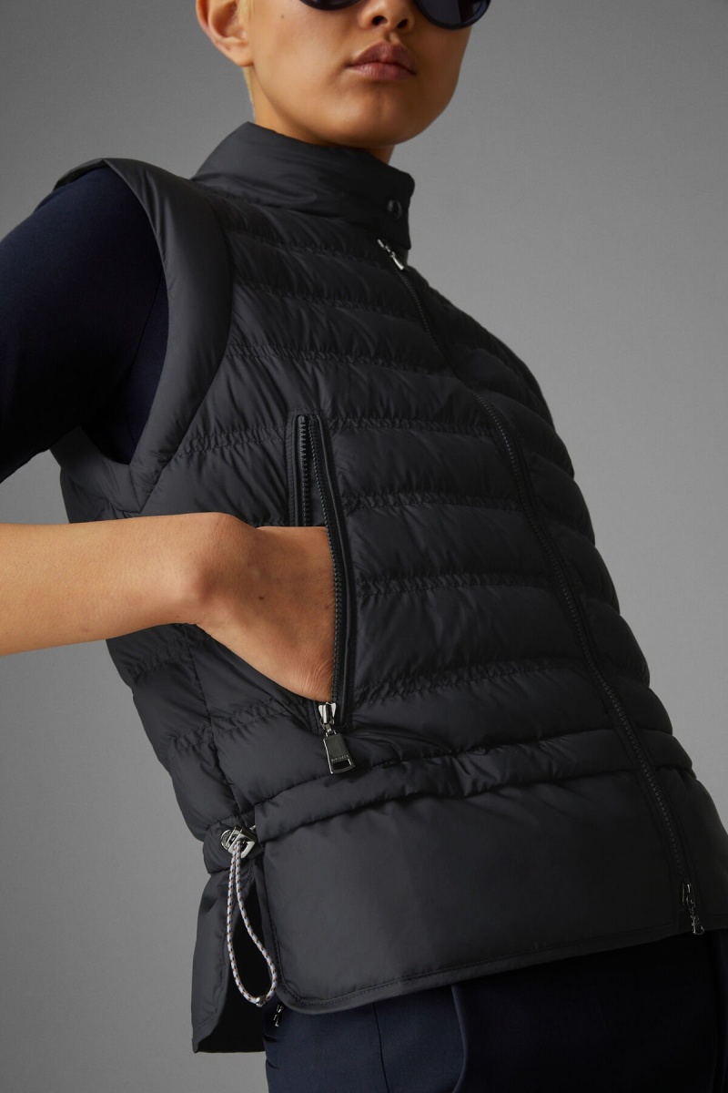 BOGNER Florin Laufschuhe Down Waistcoat Navy Blau | LM7486539