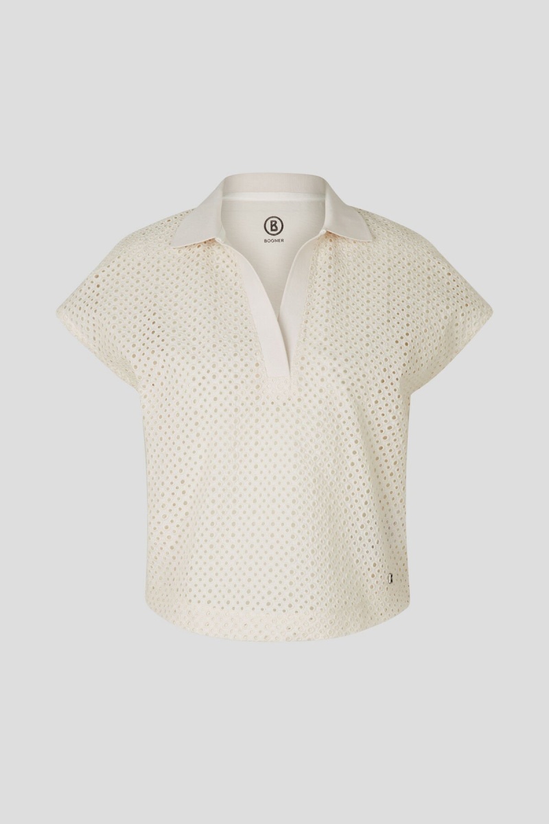 BOGNER Freya Polo Shirt Sand | BY8304652