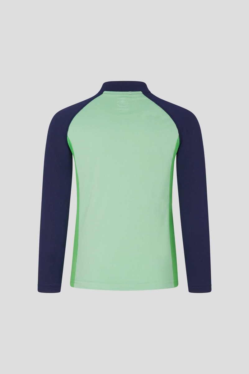 BOGNER Ike Kids Long-sleeve Top Grün Navy Blau | LE6701384