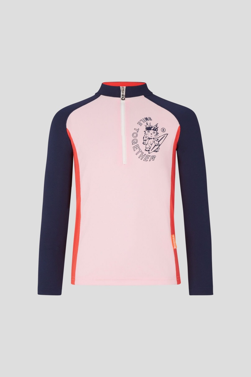 BOGNER Ike Kids Long-sleeve Top Navy Blau | FQ3592706