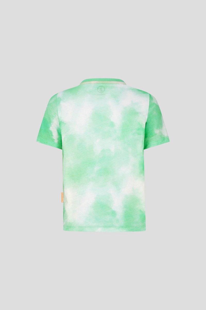 BOGNER Ilyas Kids T-shirt Grün Weiß | SH5387419