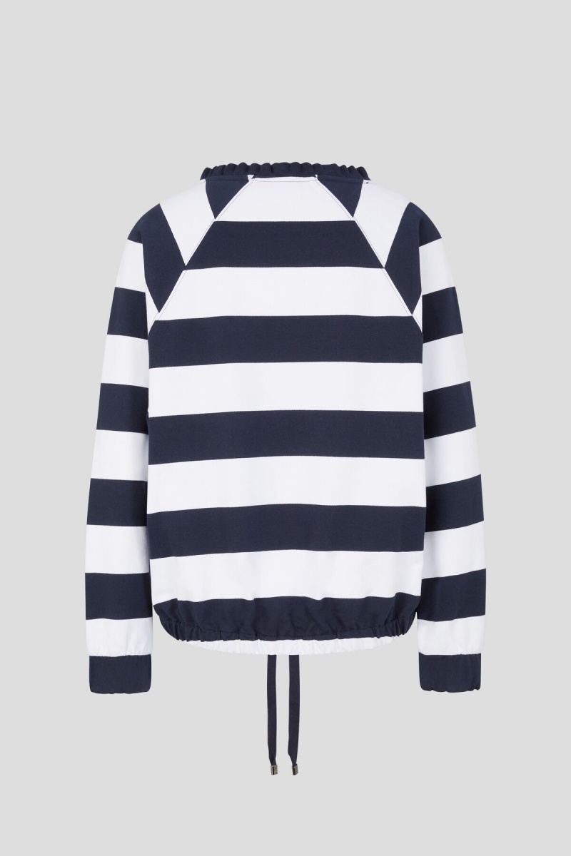 BOGNER Imani Sweatshirt Navy Weiß | ON4683190