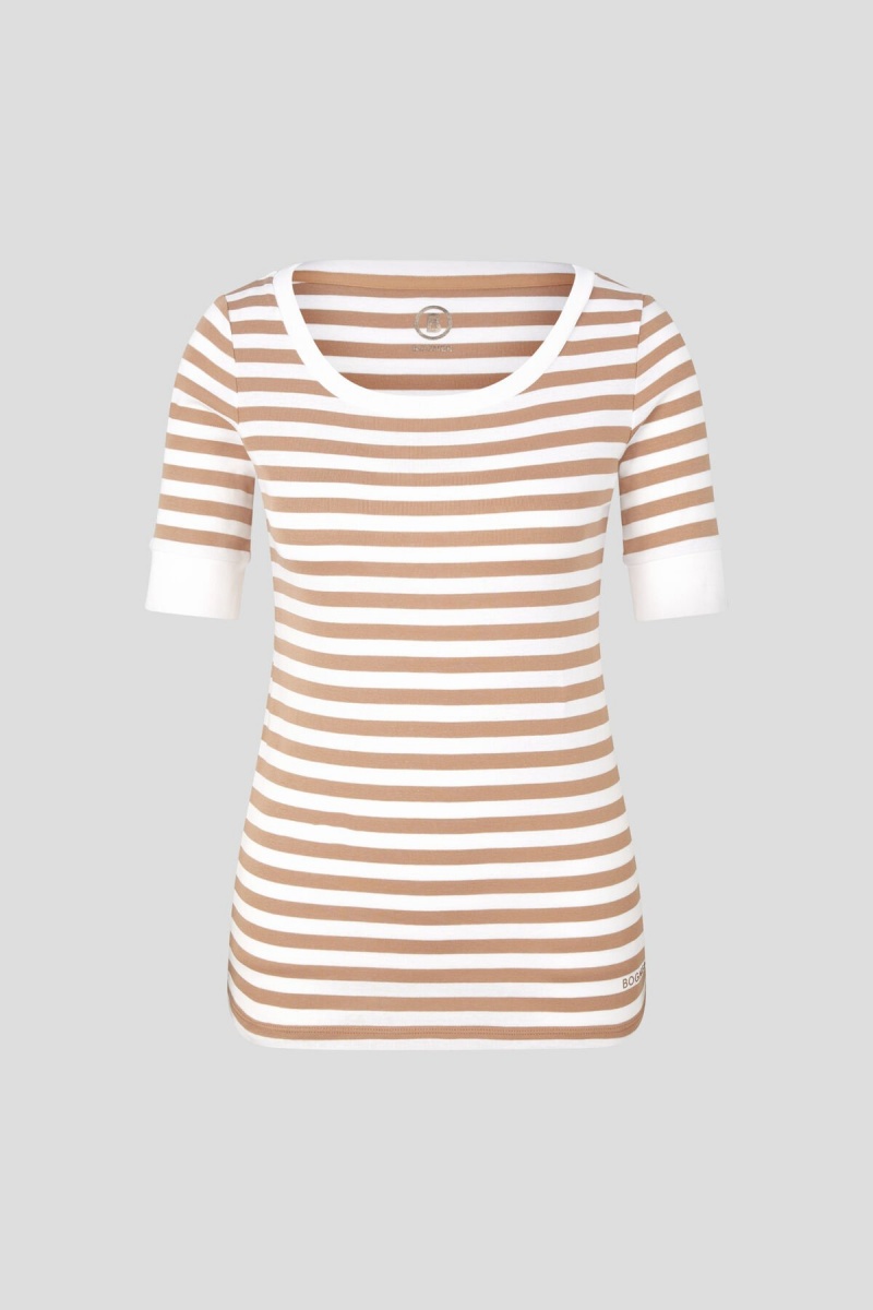BOGNER Jackie T-shirt Beige | CO9654831