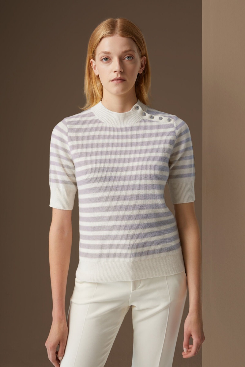 BOGNER Jaren Kurzes-sleeved Pullover Beige | FL7854602