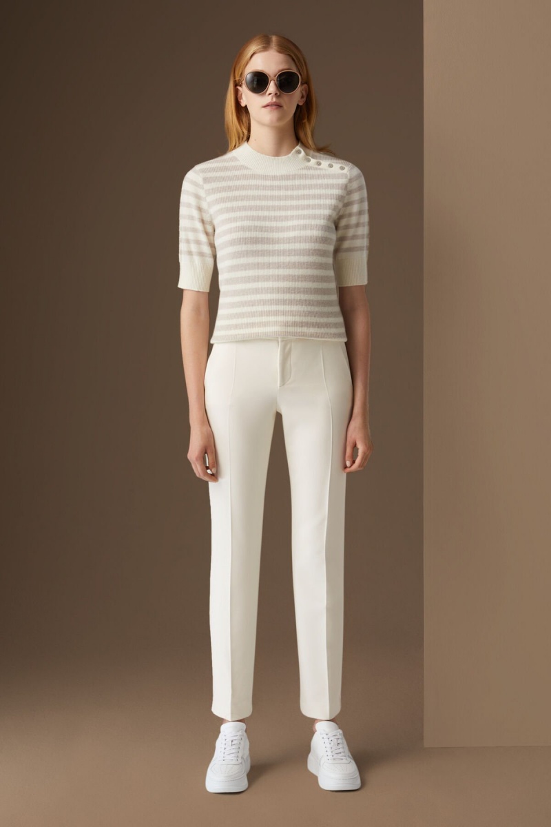 BOGNER Joy Stretch Pants Off-white | ZK3752046