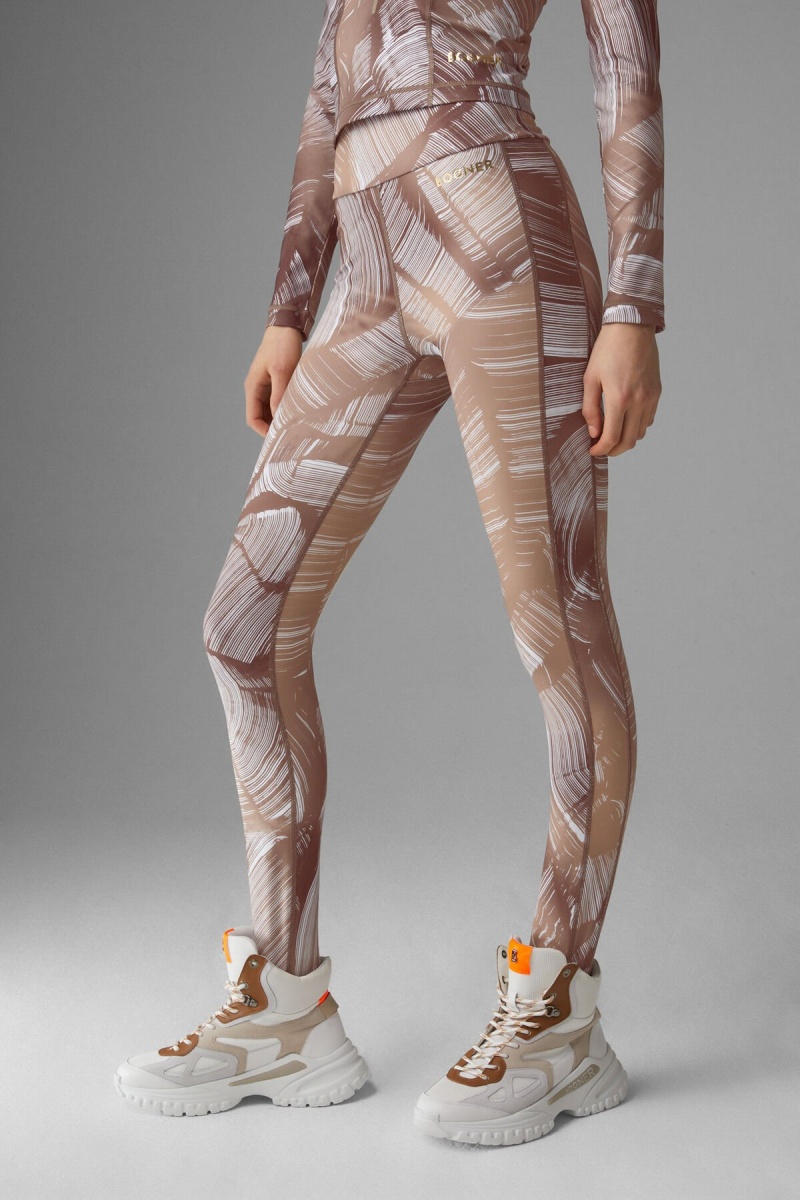 BOGNER Kala Stirrup Pants Braun Beige | EO1623789