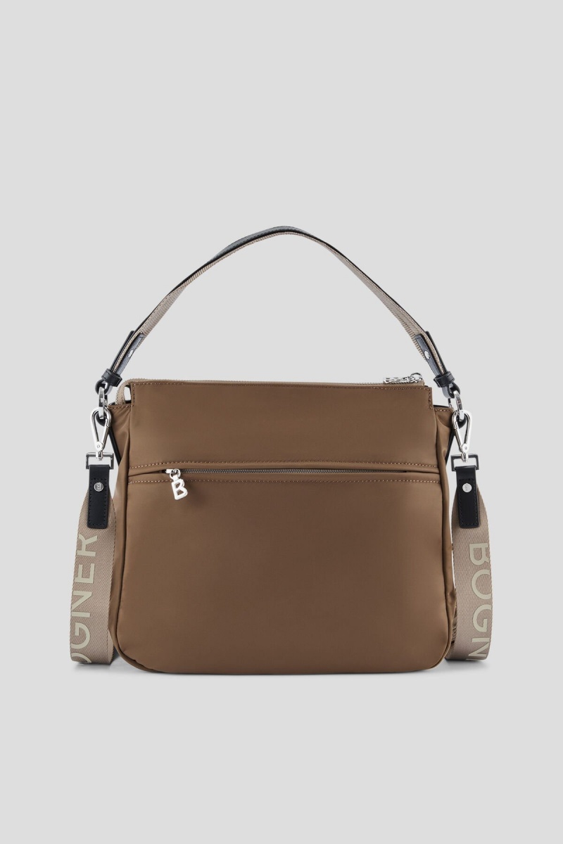 BOGNER Klosters Isalie Hobo Bag Kaffee | CN2570436