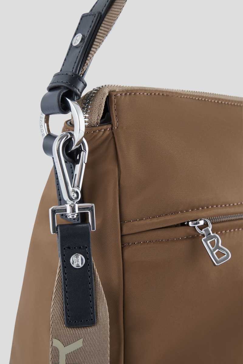 BOGNER Klosters Isalie Hobo Bag Kaffee | CN2570436