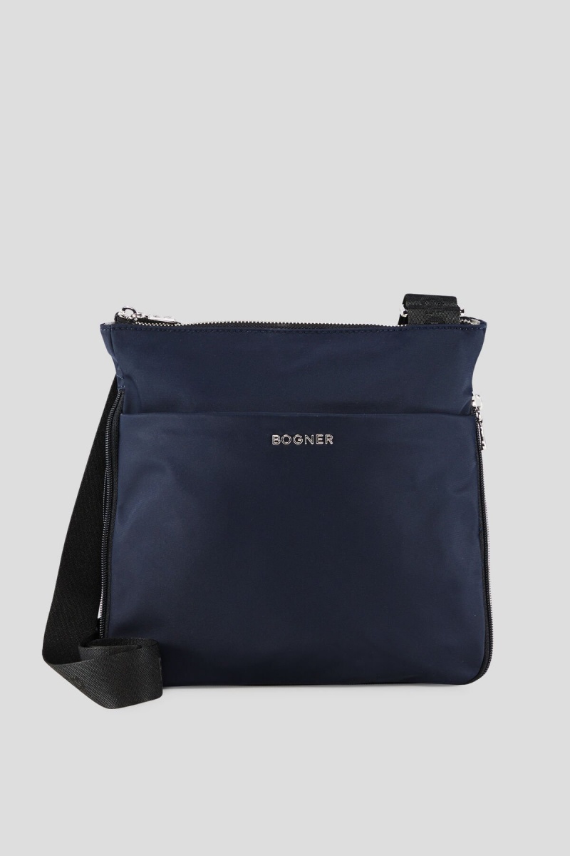 BOGNER Klosters Serena Shoulder Bag Navy Blau | ZH0125679