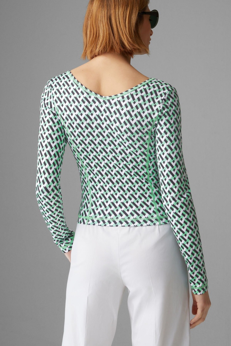 BOGNER Kristy Long-sleeve Top Grün Schwarz | VO1350964