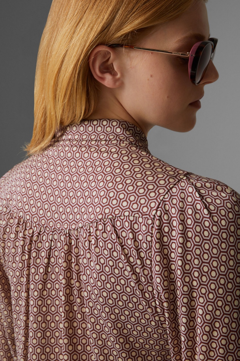BOGNER Kylie Silk Blouse Beige | WA2146309