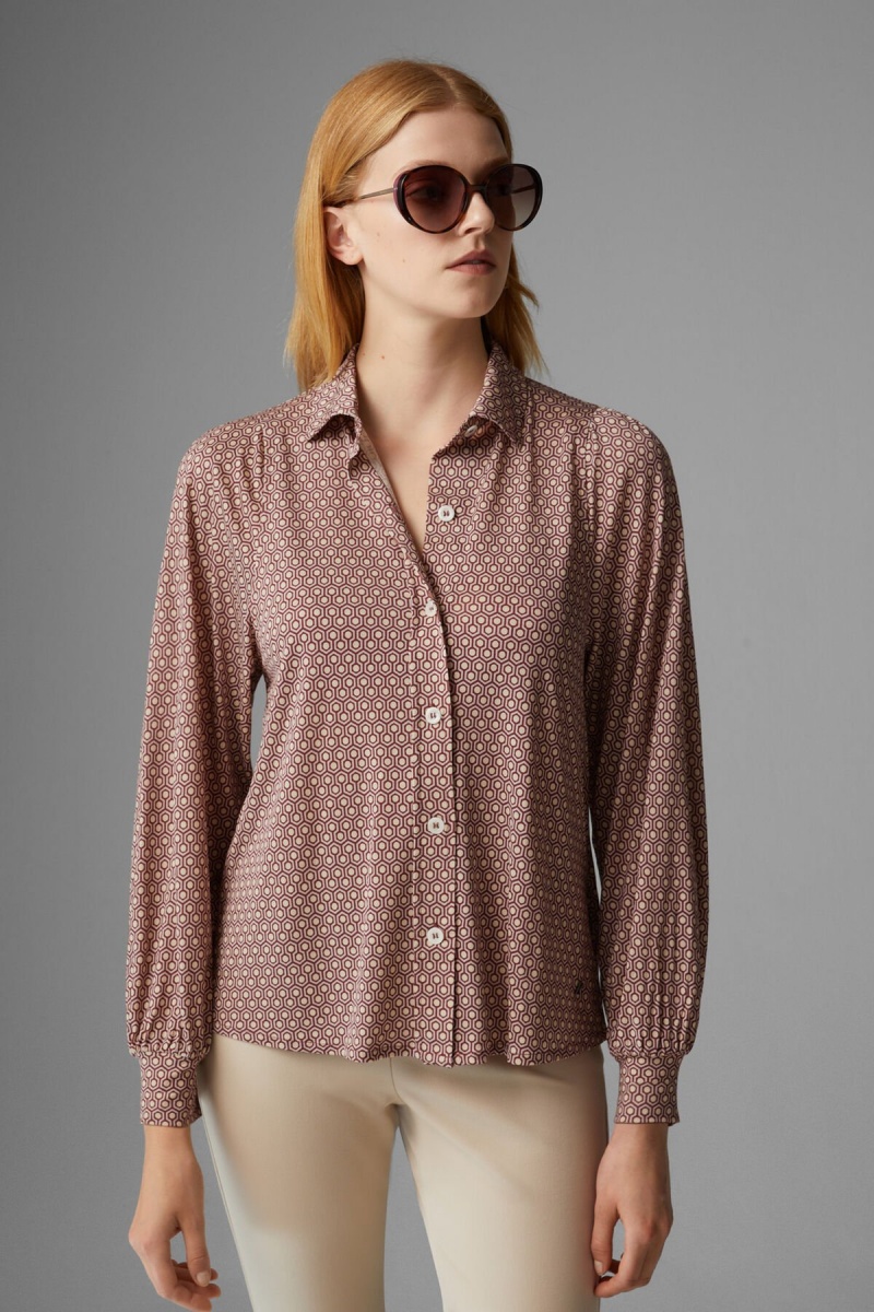 BOGNER Kylie Silk Blouse Beige | WA2146309