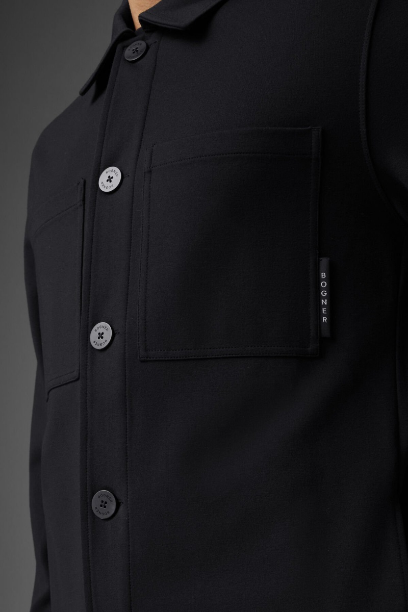 BOGNER Leandro Shirt Jacket Schwarz | WV6758943