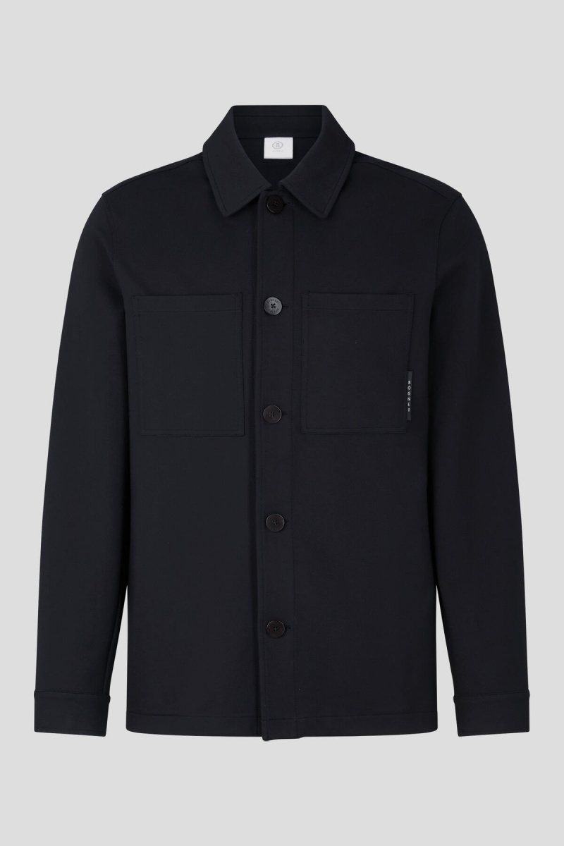 BOGNER Leandro Shirt Jacket Schwarz | WV6758943