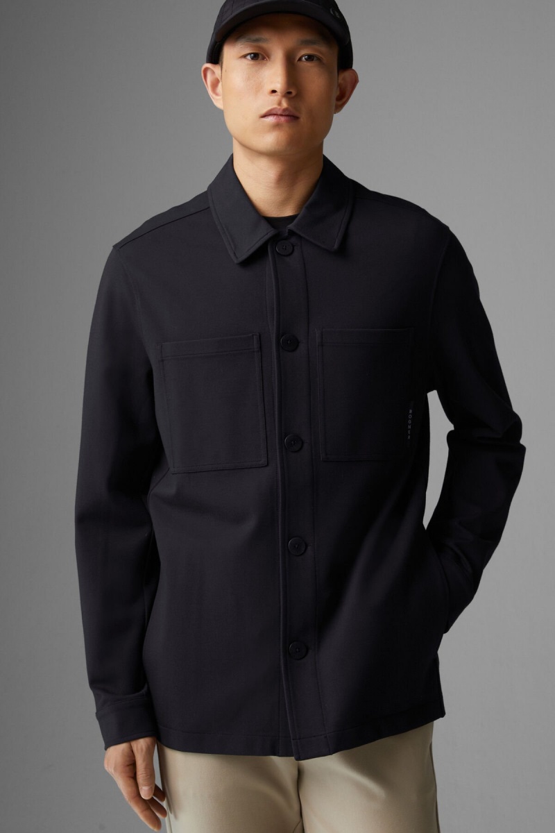 BOGNER Leandro Shirt Jacket Schwarz | WV6758943