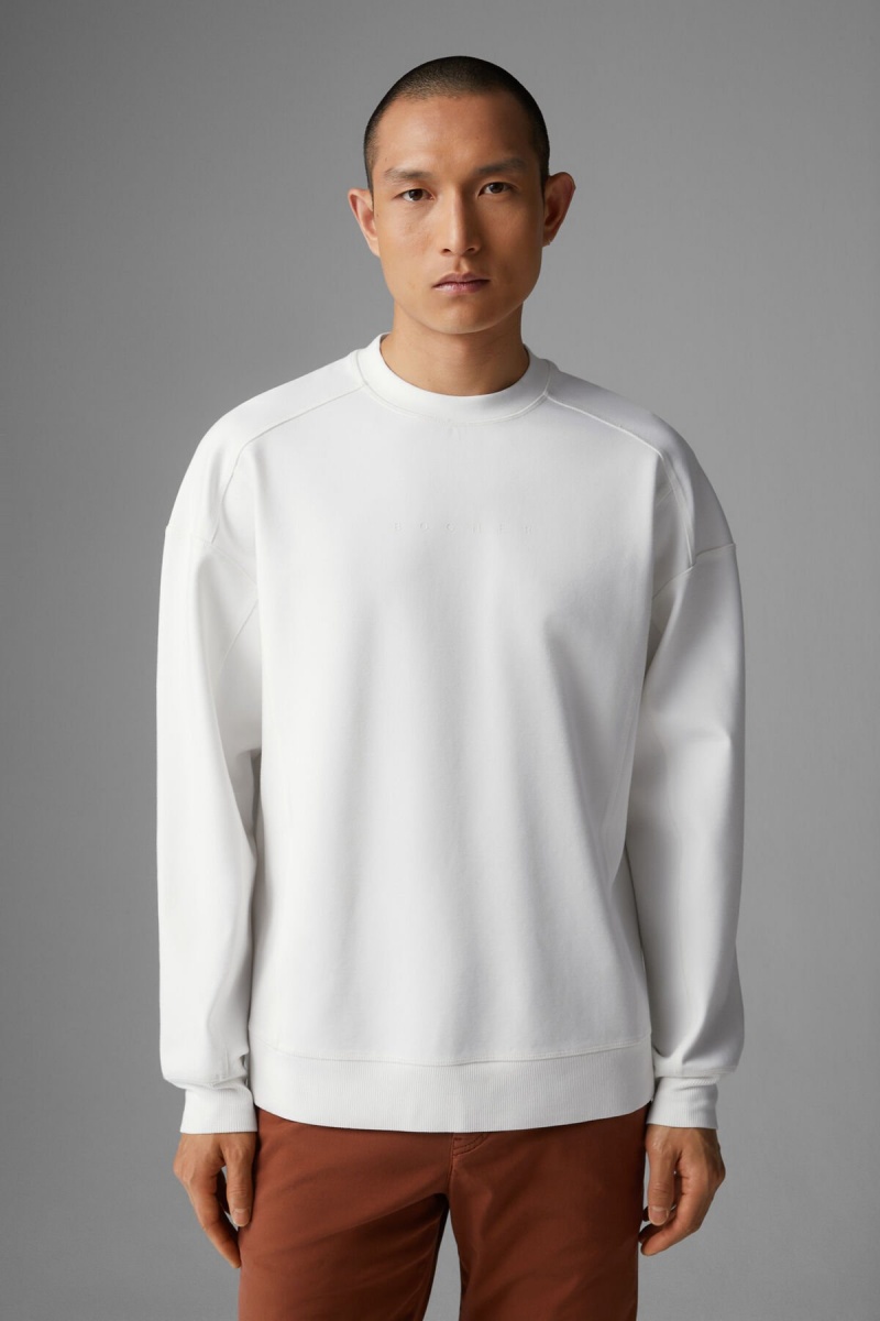 BOGNER Levino Sweatshirt Off-white | QP7123608