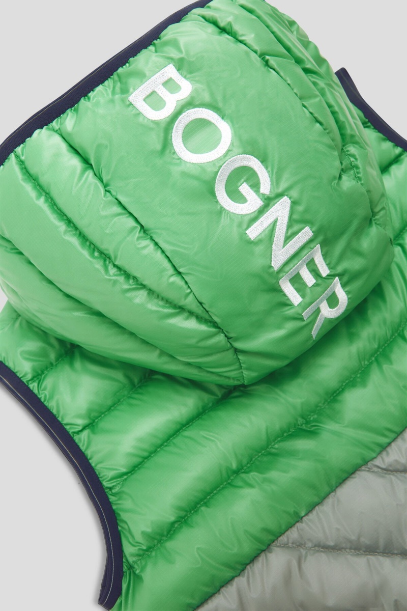 BOGNER Maxy Kids Down Waistcoat Grün Grün | PT6374851
