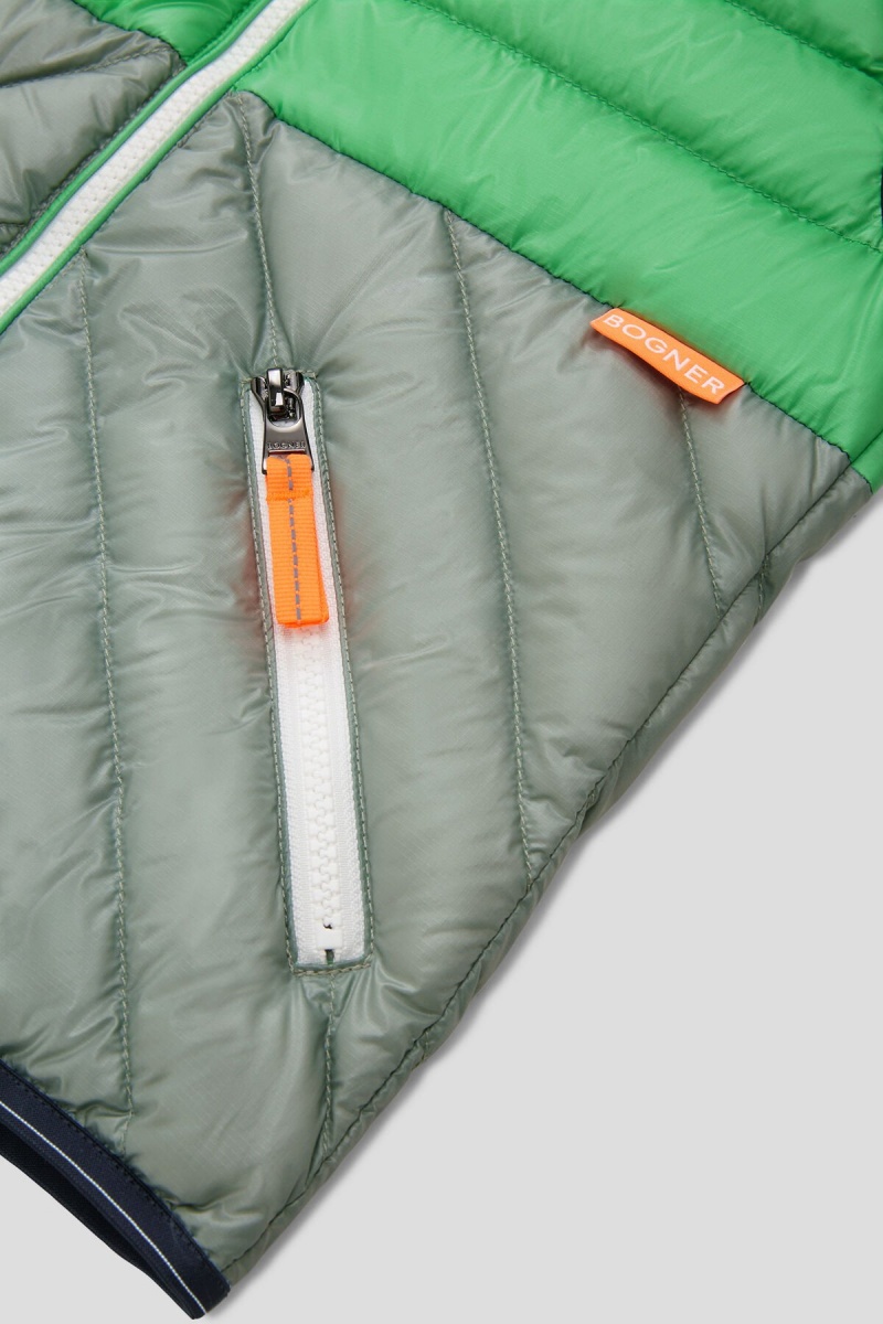BOGNER Maxy Kids Down Waistcoat Grün Grün | PT6374851