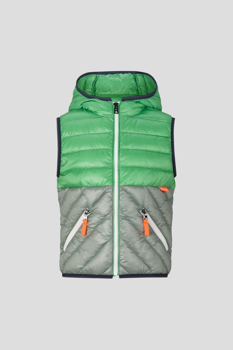 BOGNER Maxy Kids Down Waistcoat Grün Grün | PT6374851