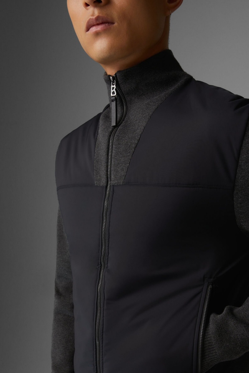 BOGNER Miguel Hybrid Jacket Anthracite melange | TR5208719